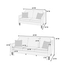 Poundex F8878 2 pc Sofa Set IMAGE 4