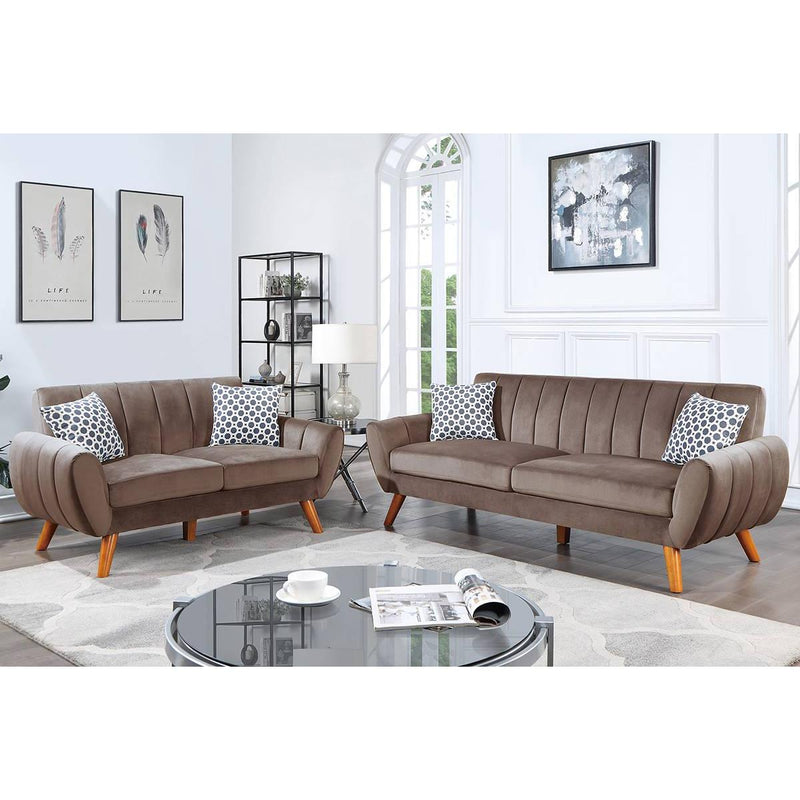 Poundex Stationary Sofa F8874 IMAGE 1