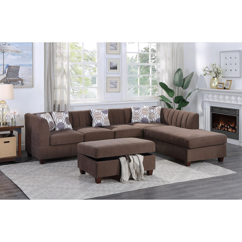 Poundex 3 pc Sectional F8829 IMAGE 1