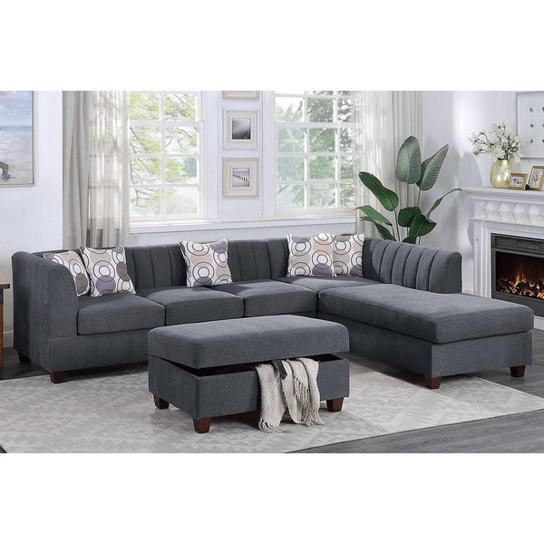 Poundex 3 pc Sectional F8828 IMAGE 1
