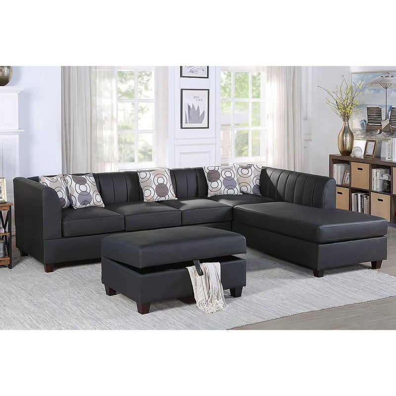 Poundex 3 pc Sectional F8827 IMAGE 1