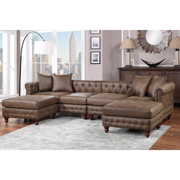 Poundex 4 pc Sectional 488 IMAGE 1