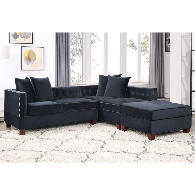 Poundex 3 pc Sectional 483 IMAGE 1