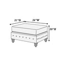 Poundex F8946 Cocktail Ottoman IMAGE 3