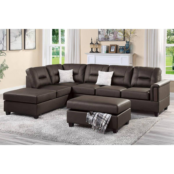 Poundex 3 pc Sectional F8858 IMAGE 1