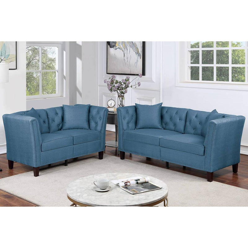 Poundex Stationary Sofa F8866 IMAGE 1
