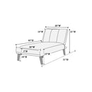 Poundex F8514 Adjustable Chaise IMAGE 5