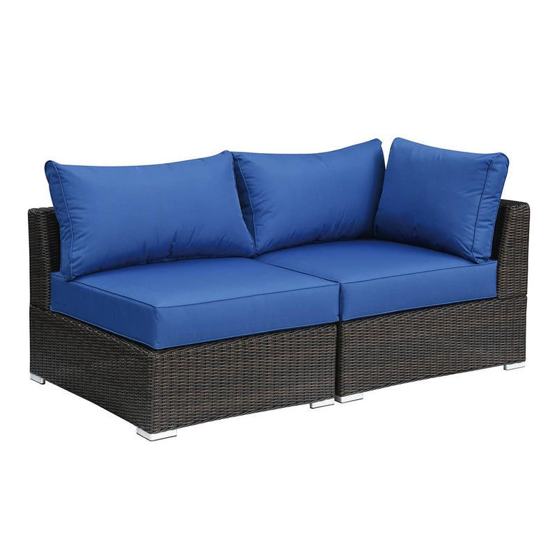 Poundex Fabric 2 pc Sectional 763 IMAGE 1