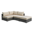 Poundex Fabric 4 pc Sectional 748 IMAGE 1