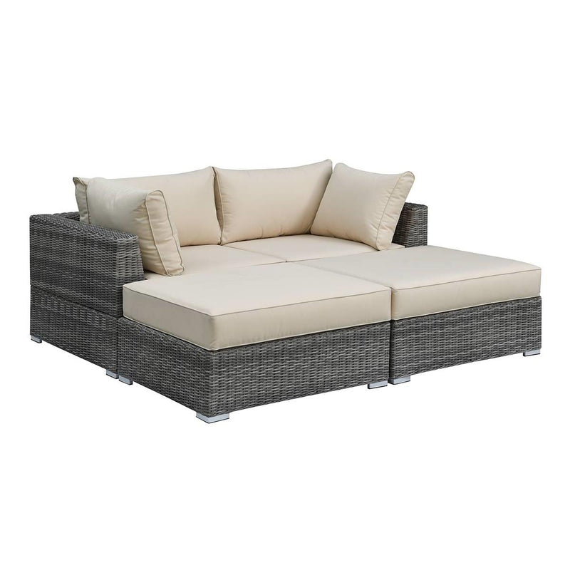 Poundex Fabric 4 pc Sectional 747 IMAGE 1