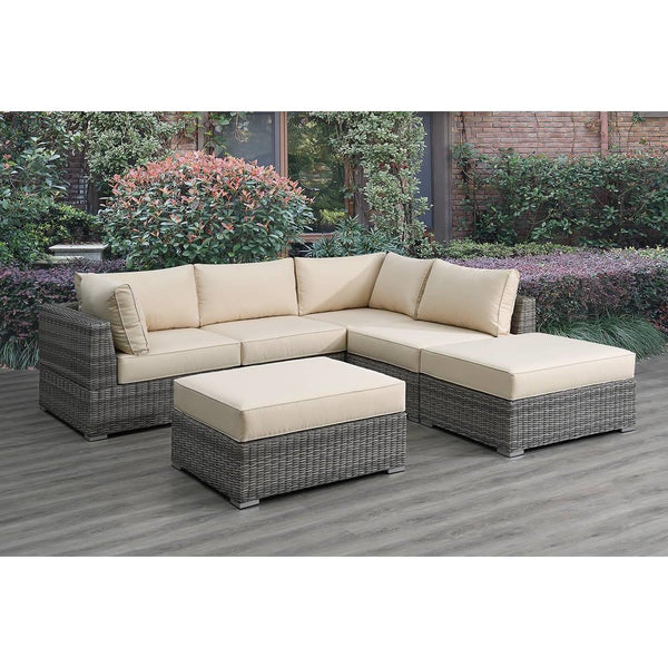 Poundex Fabric 6 pc Sectional 760 IMAGE 1