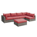 Poundex Fabric 6 pc Sectional 731 IMAGE 1