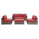 Poundex Fabric 5 pc Sectional 729 IMAGE 1
