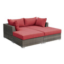 Poundex Fabric 4 pc Sectional 727 IMAGE 1