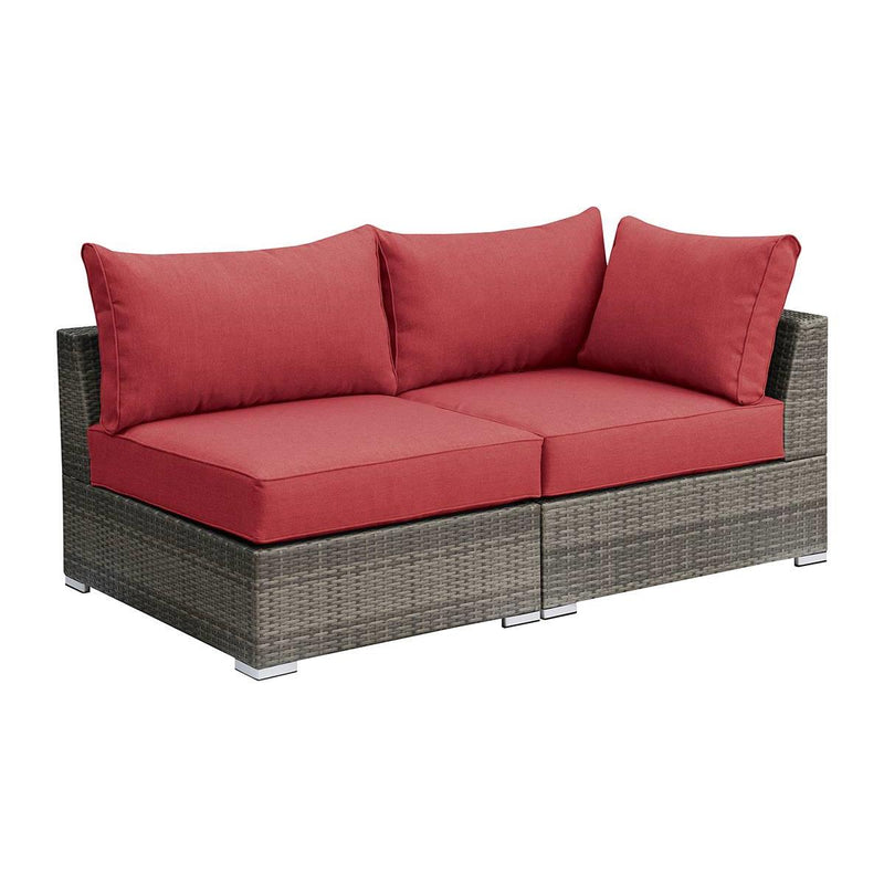 Poundex Fabric 2 pc Sectional 723 IMAGE 1