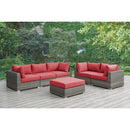 Poundex Fabric 6 pc Sectional 738 IMAGE 1