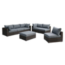 Poundex Fabric 7 pc Sectional 714 IMAGE 1