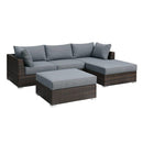 Poundex Fabric 5 pc Sectional 710 IMAGE 1