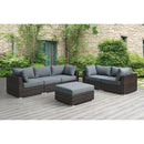 Poundex Fabric 6 pc Sectional 718 IMAGE 1