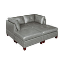 Poundex Leather 4 pc Sectional 688 IMAGE 1
