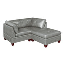 Poundex Leather 3 pc Sectional 686 IMAGE 1