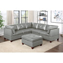 Poundex Leather 6 pc Sectional 698 IMAGE 1
