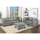 Poundex Leather 6 pc Sectional 697 IMAGE 1