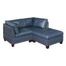 Poundex Leather 3 pc Sectional 666 IMAGE 1