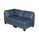 Poundex Leather 2 pc Sectional 663 IMAGE 1