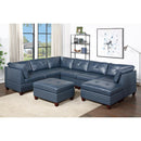 Poundex Leather 8 pc Sectional 676 IMAGE 1