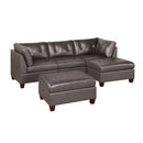 Poundex Leather 5 pc Sectional 650 IMAGE 1