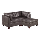 Poundex Leather 3 pc Sectional 645 IMAGE 1