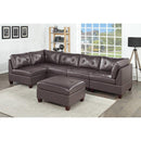 Poundex Leather 6 pc Sectional 659 IMAGE 1