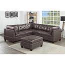Poundex Leather 6 pc Sectional 658 IMAGE 1