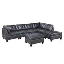 Poundex Leather 7 pc Sectional 632 IMAGE 1