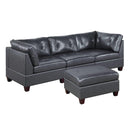 Poundex Leather 4 pc Sectional 627 IMAGE 1