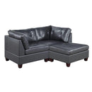 Poundex Leather 3 pc Sectional 625 IMAGE 1