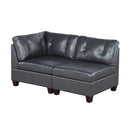 Poundex Leather 2 pc Sectional 622 IMAGE 1