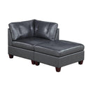 Poundex Leather 2 pc Sectional 621 IMAGE 1