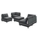 Poundex Fabric 5 pc Sectional 609 IMAGE 1