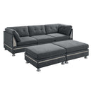 Poundex Fabric 5 pc Sectional 608 IMAGE 1