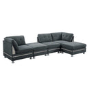 Poundex Fabric 5 pc Sectional 607 IMAGE 1