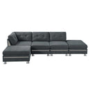 Poundex Fabric 5 pc Sectional 606 IMAGE 1