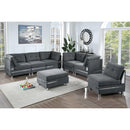 Poundex Fabric 7 pc Sectional 615 IMAGE 1