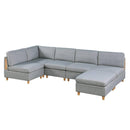 Poundex 6 pc Sectional 795 IMAGE 1