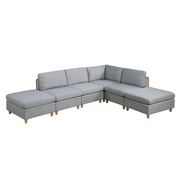 Poundex 6 pc Sectional 794 IMAGE 1