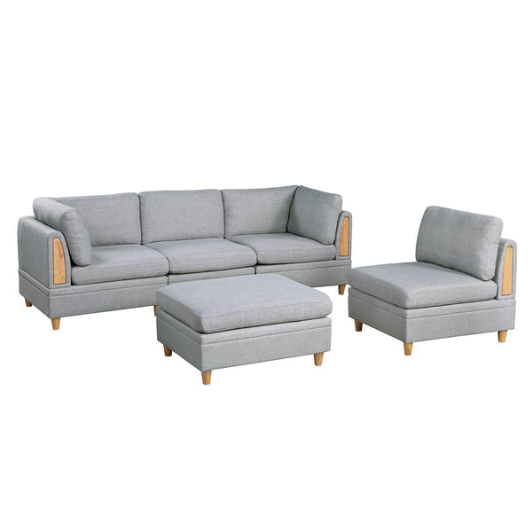 Poundex 5 pc Sectional 793 IMAGE 1