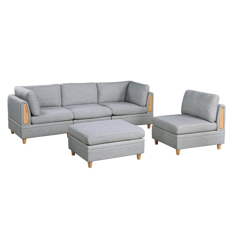 Poundex 5 pc Sectional 793 IMAGE 1