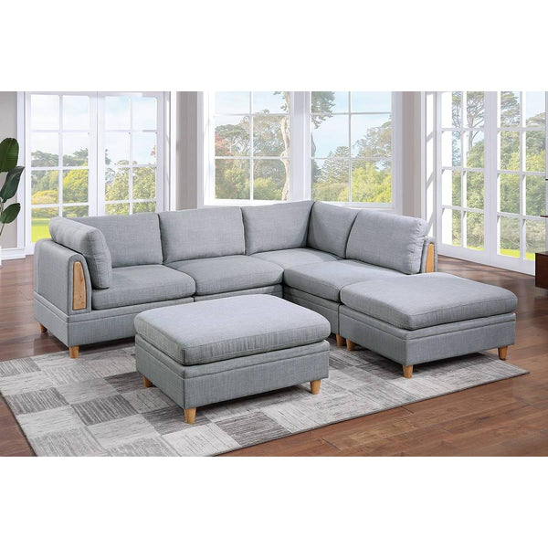 Poundex 6 pc Sectional 919 IMAGE 1