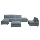 Poundex 7 pc Sectional 784 IMAGE 1